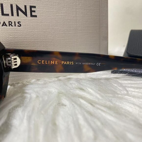 Celine Brown Tortoise Sunglasses main image 7